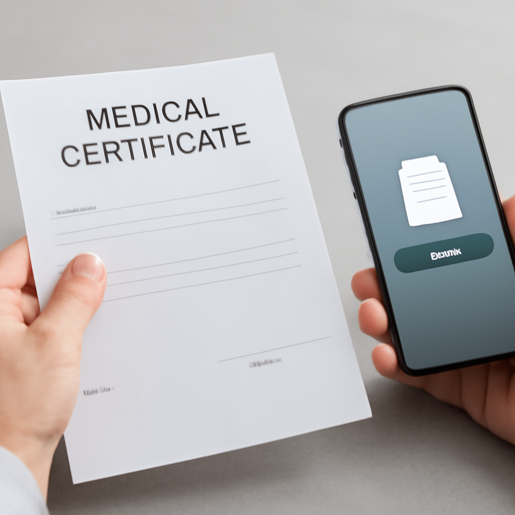 Comprar atestado médico online